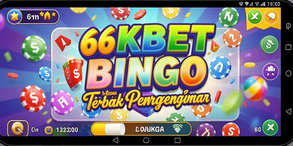 Menampilkan gameplay seru di 66KBET dengan fitur Bingo yang menarik.