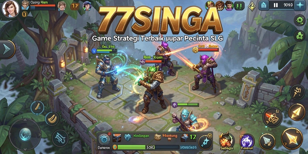 Tampilan gameplay 77SINGA yang mendebarkan dalam aksi.