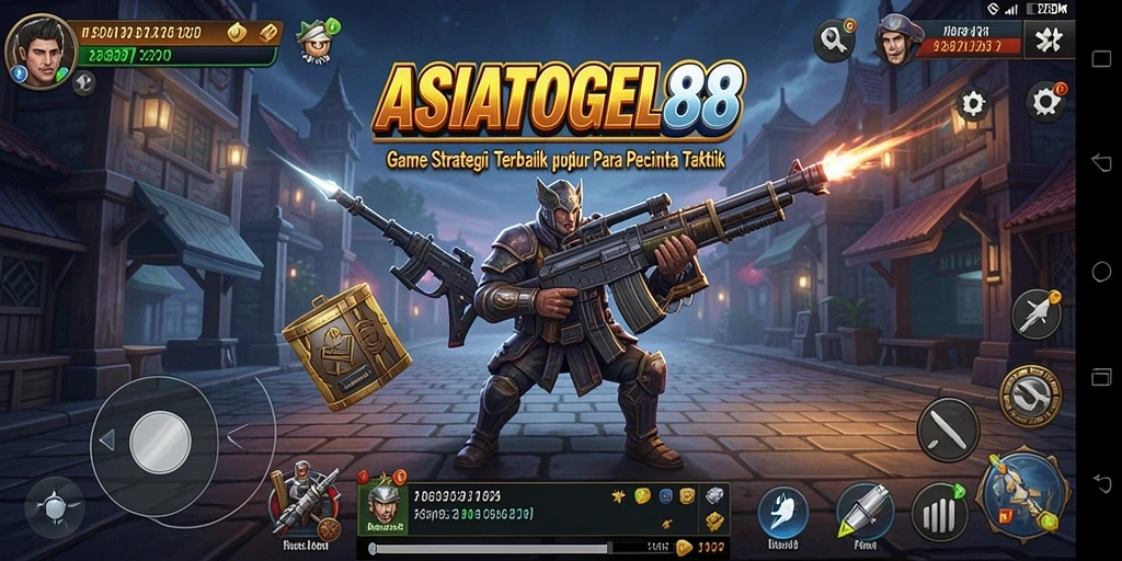 Screenshot gameplay ASIATOGEL88 menampilkan momen strategis yang intens.