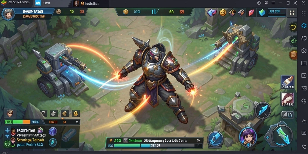Tampilan gameplay mendebarkan dalam <strong>BAGINTA168</strong>, menunjukkan strategi dan taktik yang menarik.