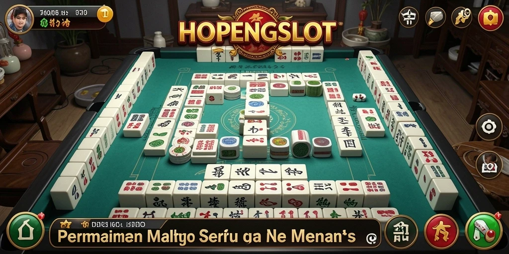 Gameplay menarik HOPENGSLOT dengan berbagai tantangan Mahjong.