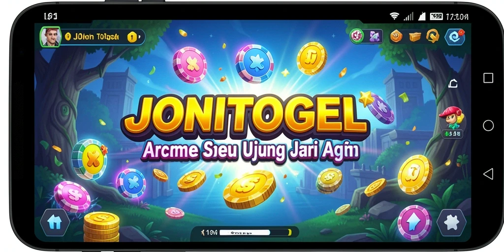 Tampilan seru gameplay JONITOGEL dengan aksi cepat dan grafis menarik.