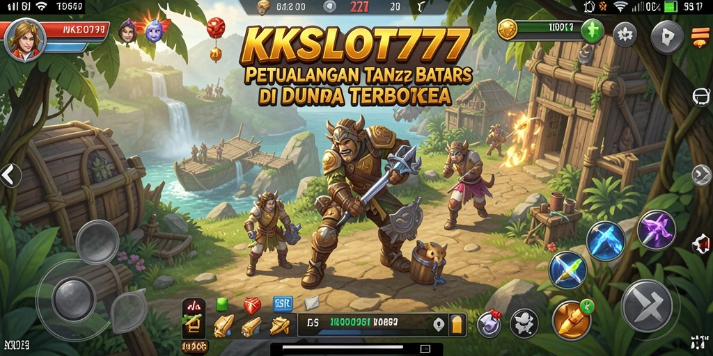 Screenshot KKSLOT777 menampilkan aksi seru di dunia terbuka.