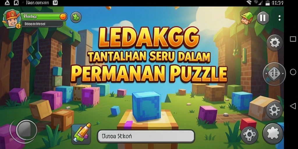Tampilan gameplay <strong>LEDAKGG</strong> yang menantang dan menyenangkan