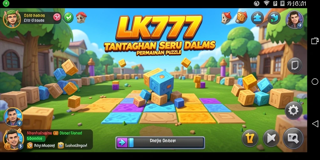 Gameplay LK777 yang seru dengan berbagai teka-teki menantang.