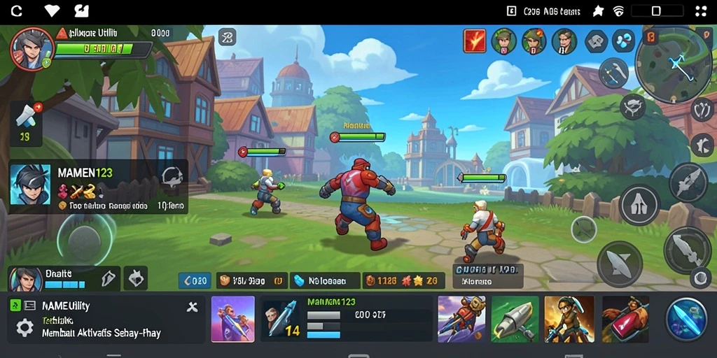 Tampilan screenshot utama MAMEN123 menampilkan antarmuka aplikasi Utility.