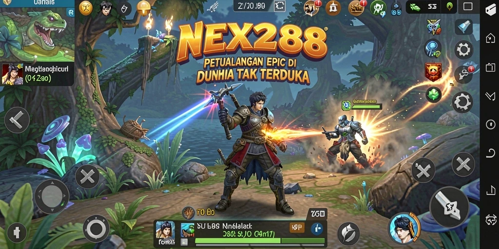 Tangkapan layar <strong>NEX288</strong> menunjukkan aksi seru di dunia petualangan.