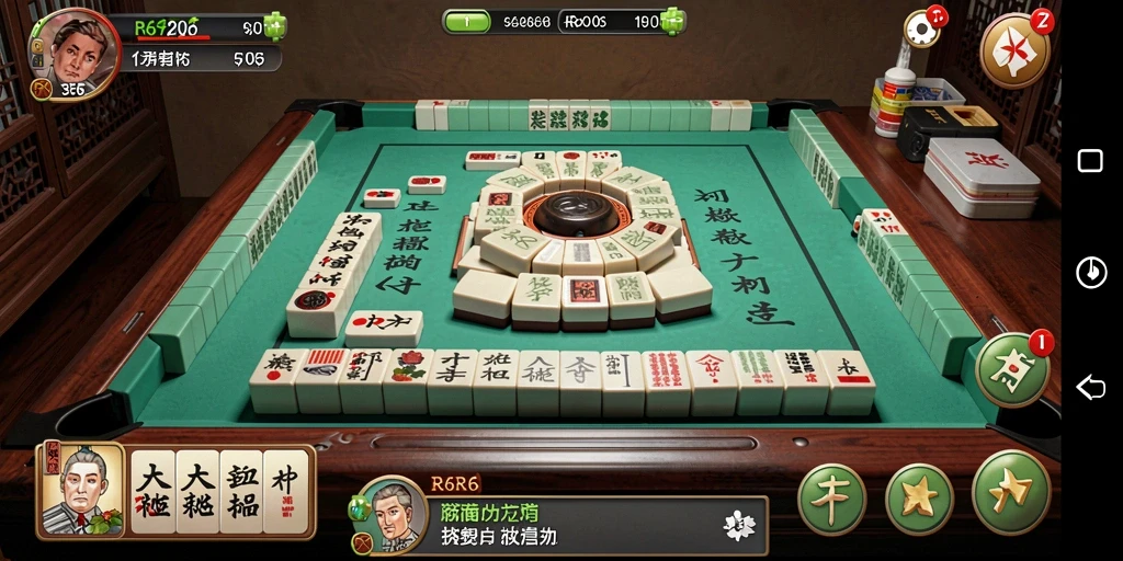 Tangkapan layar gameplay R6R6 menampilkan keseruan bermain Mahjong.
