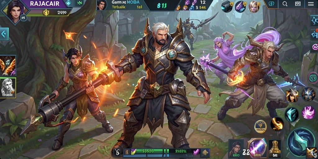 Gameplay seru RAJACAIR dengan aksi pertarungan memukau.
