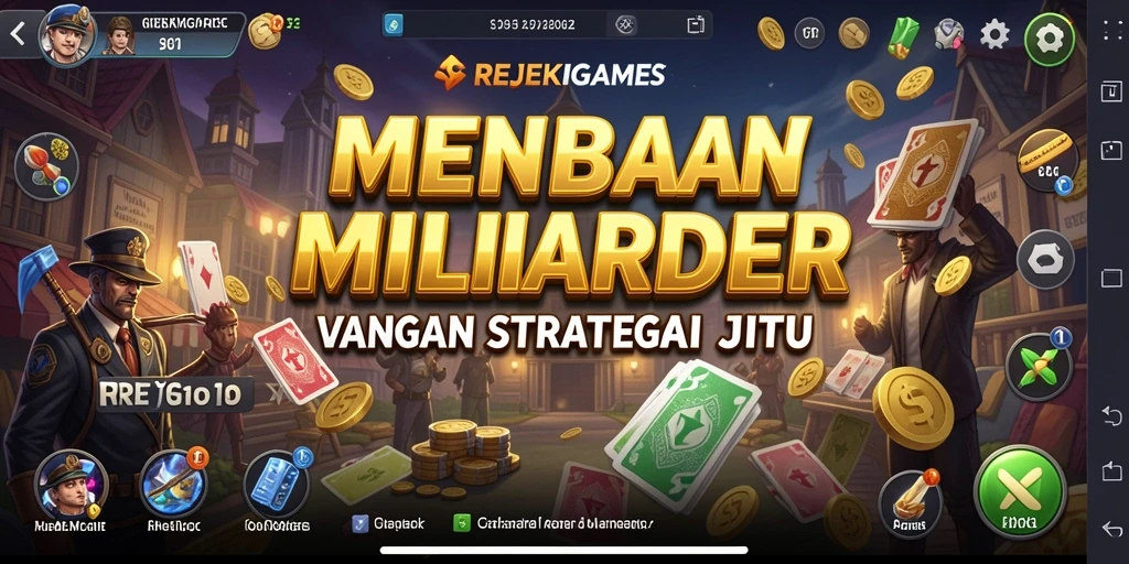 Tampilan gameplay menarik dalam REJEKIGAMES yang penuh strategi.
