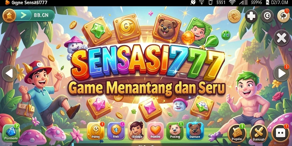 Tampilan gameplay SENSASI777 yang menantang dan menarik.