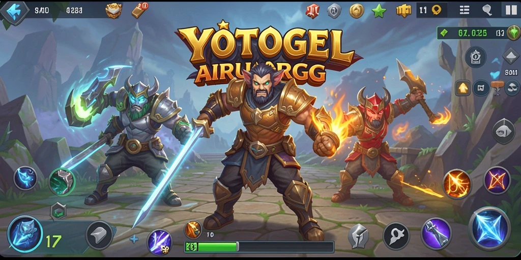 Tampilan gameplay YOTOGEL yang memukau dan adiktif